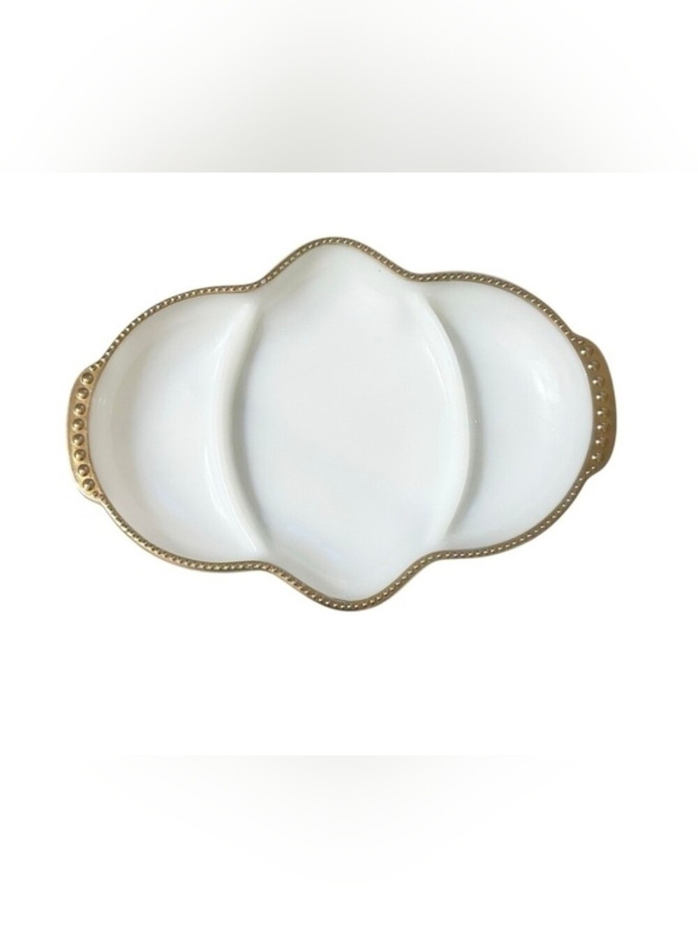 Vintage Fire King Milk Glass Tray